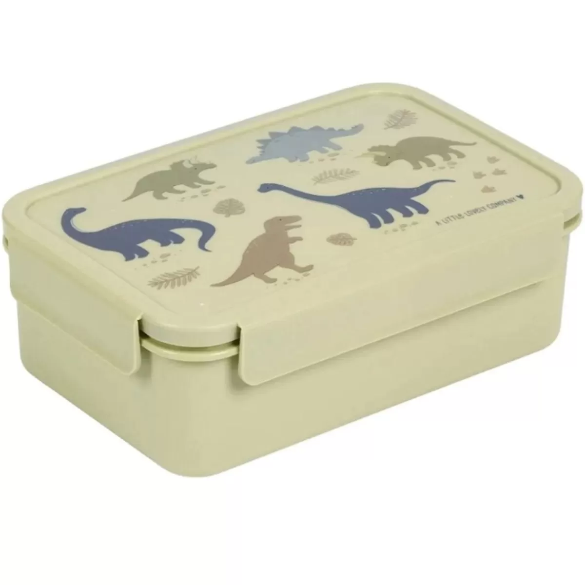 Broodtrommels-A Little Lovely Company Bento Lunchbox Dinosaurussen