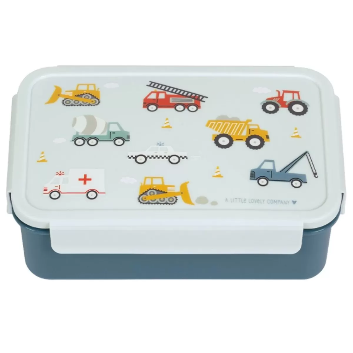 Broodtrommels-A Little Lovely Company Bento Lunchbox Voertuigen