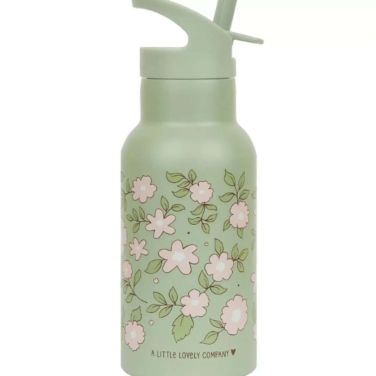 Drinkbekers-A Little Lovely Company Thermosfles Blossoms Sage