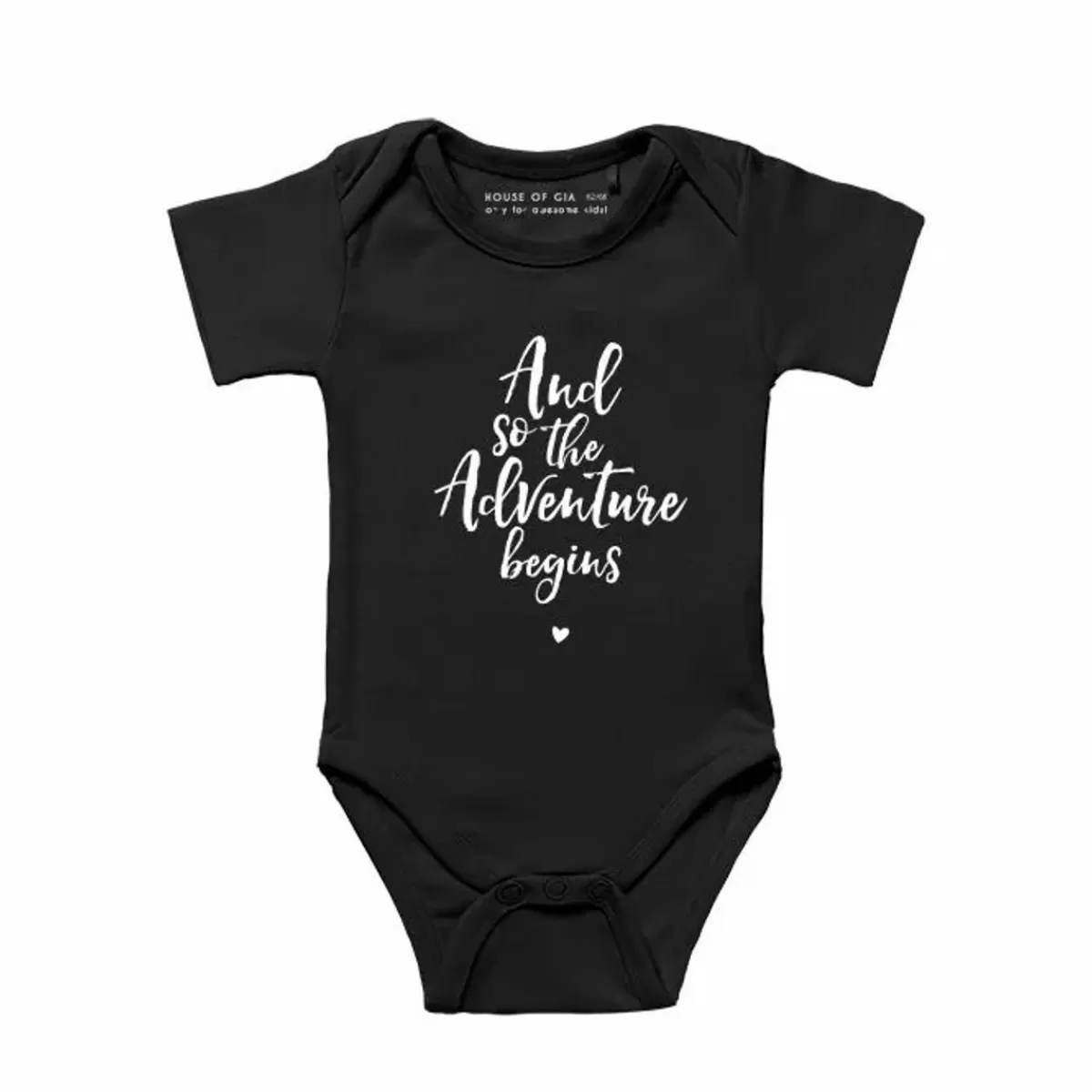 Rompers & Boxpakjes-House of Gia Baby Romper And So The Adventure Begins