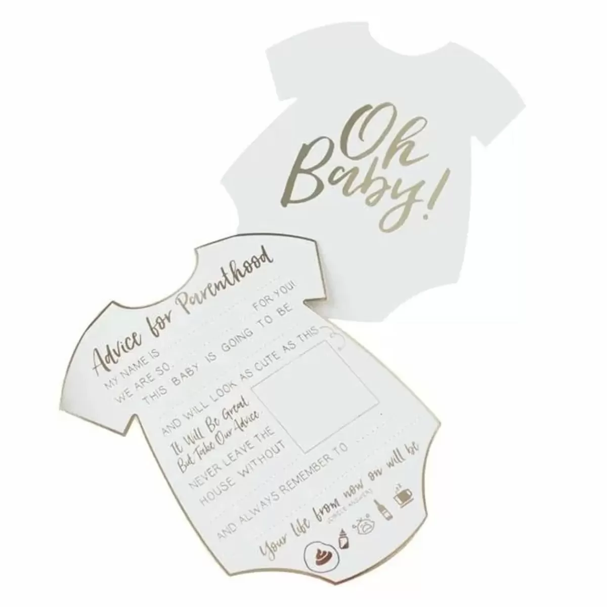 Oh Baby!-Ginger Ray Babyshower Invulkaarten (10St) Oh Baby!