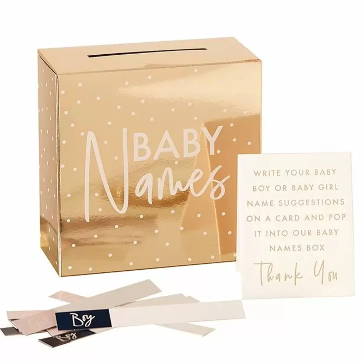 Pink And Navy-Ginger Ray Babyshower Spel Raad De Naam