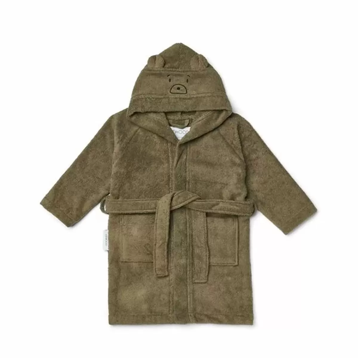 Badjassen-Liewood Badjas Lily Mr Bear Khaki