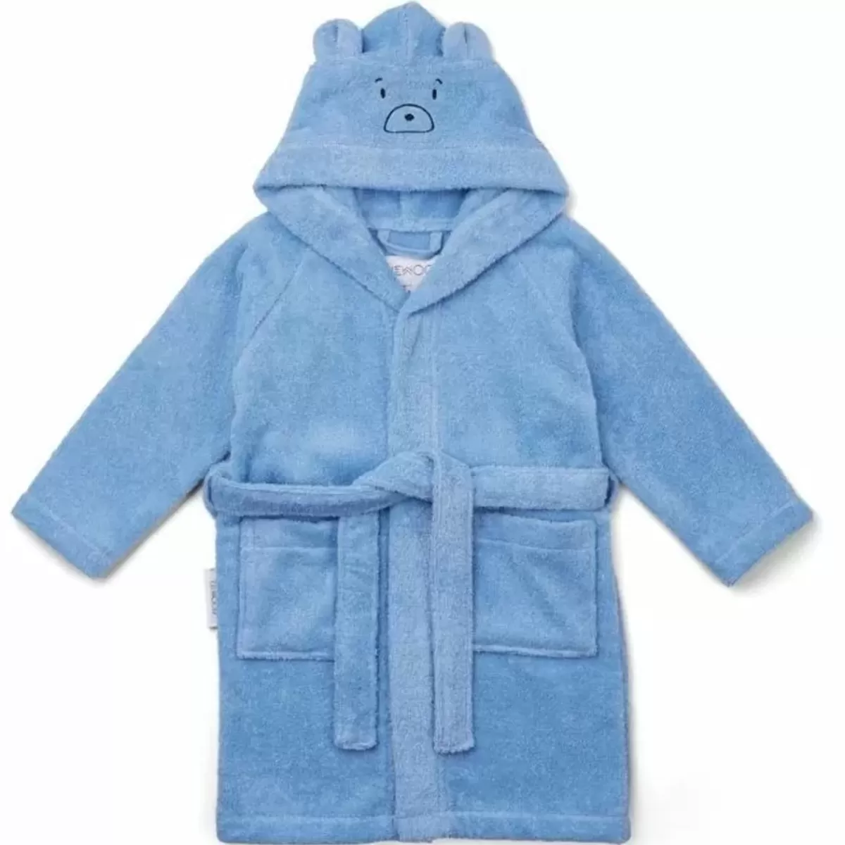 Badjassen-Liewood Badjas Lily Mr Bear Sky Blue