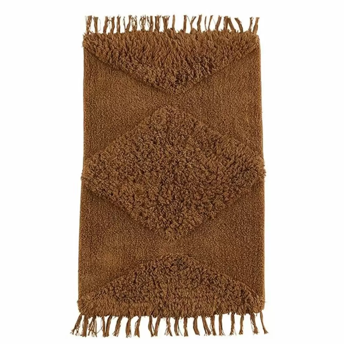 Vloerkleden-Madam Stoltz Badmat Tufted Indian Tan (60X90Cm)