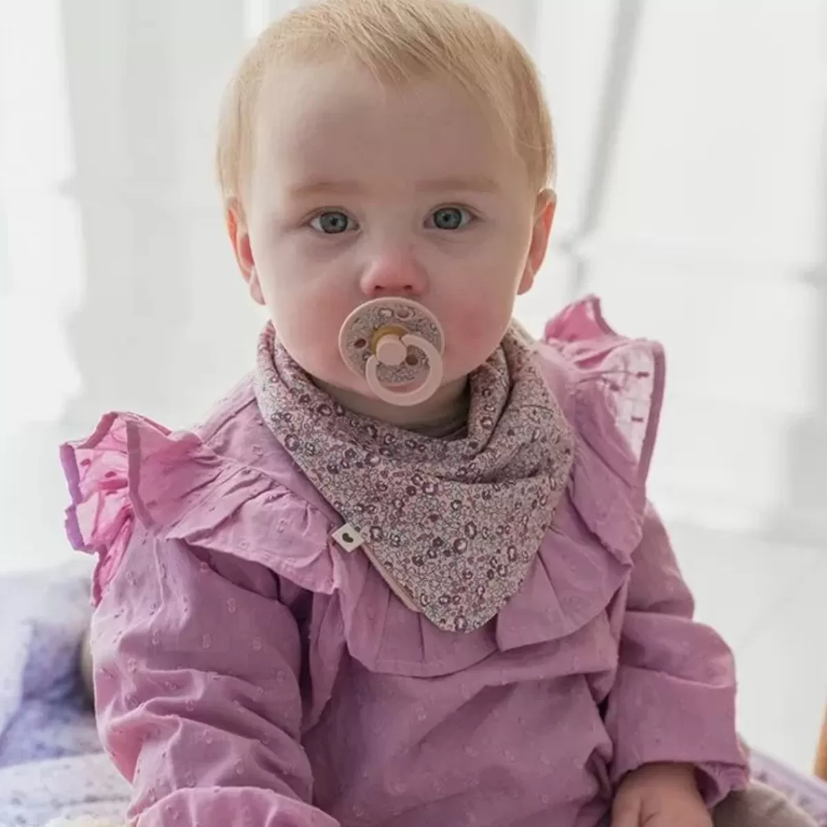 Kwijlslabbetjes-Bibs X Liberty Londen Kwijlslab Eloise Blush