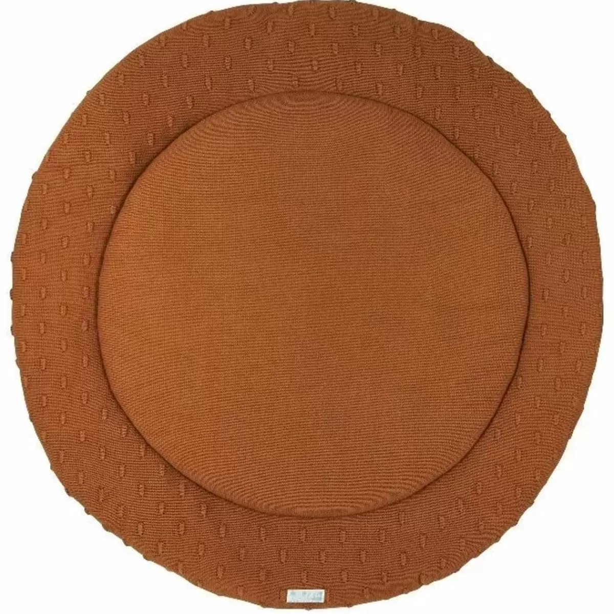 Speelkleden-Meyco Boxkleed Rond Knots Camel (95Cm)