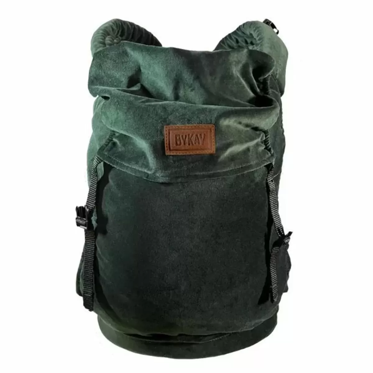 Draagzakken-ByKay Draagzak Click Carrier Classic Velvet Bottle Green