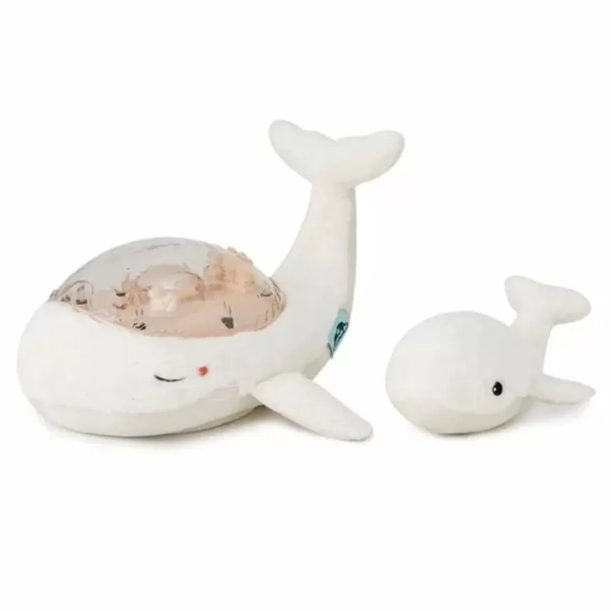 Knuffels-Cloud.B Knuffel Projector Met Geluid Tranquil Whale White