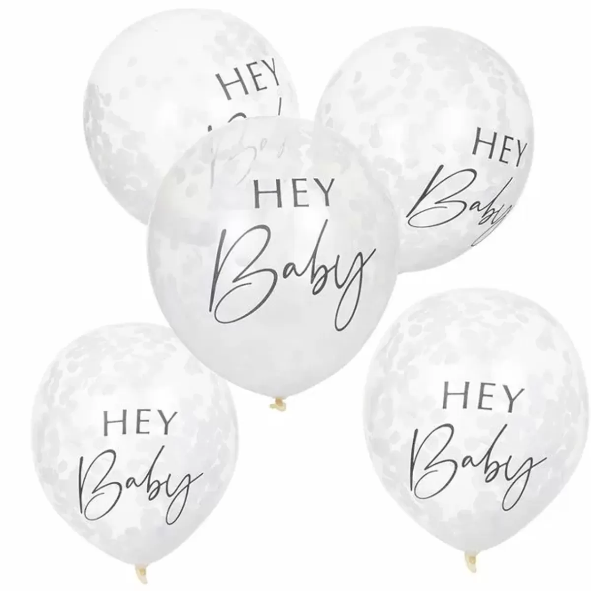 Botanical Baby-Ginger Ray Confetti Ballonnen Hey Baby Botanical Baby (5St)