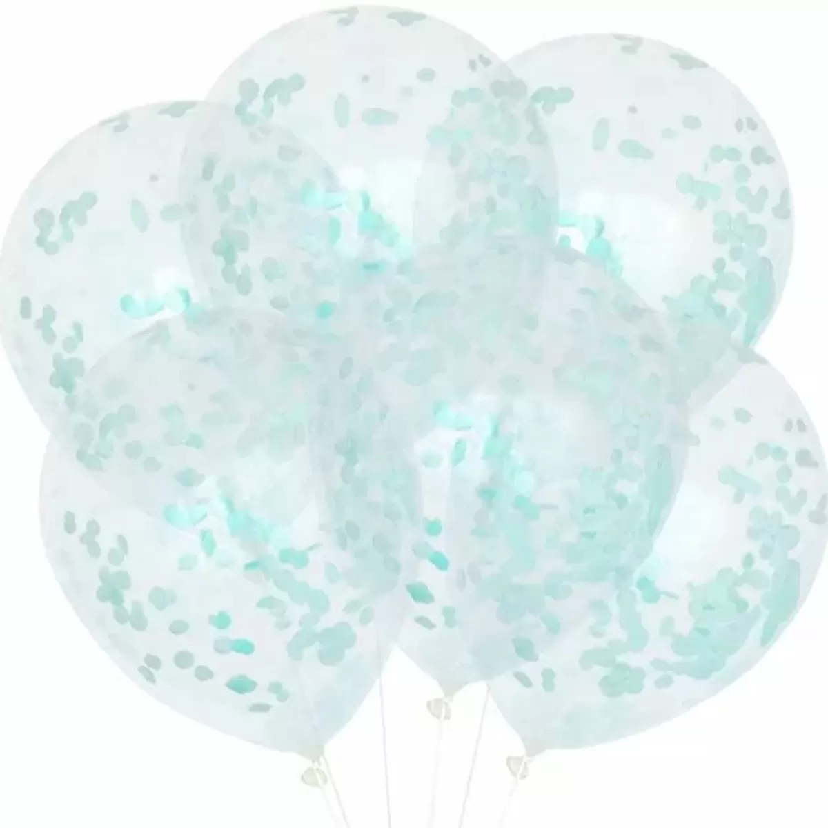 Hello World-House of Gia Confetti Ballonnen Mint (6St)