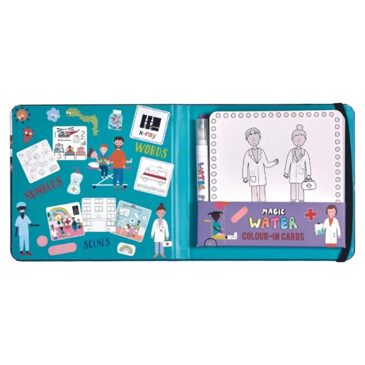 Tekenen En Knutselen-Floss & Rock Floss & Rock Happy Hospital Water Pen & Cards