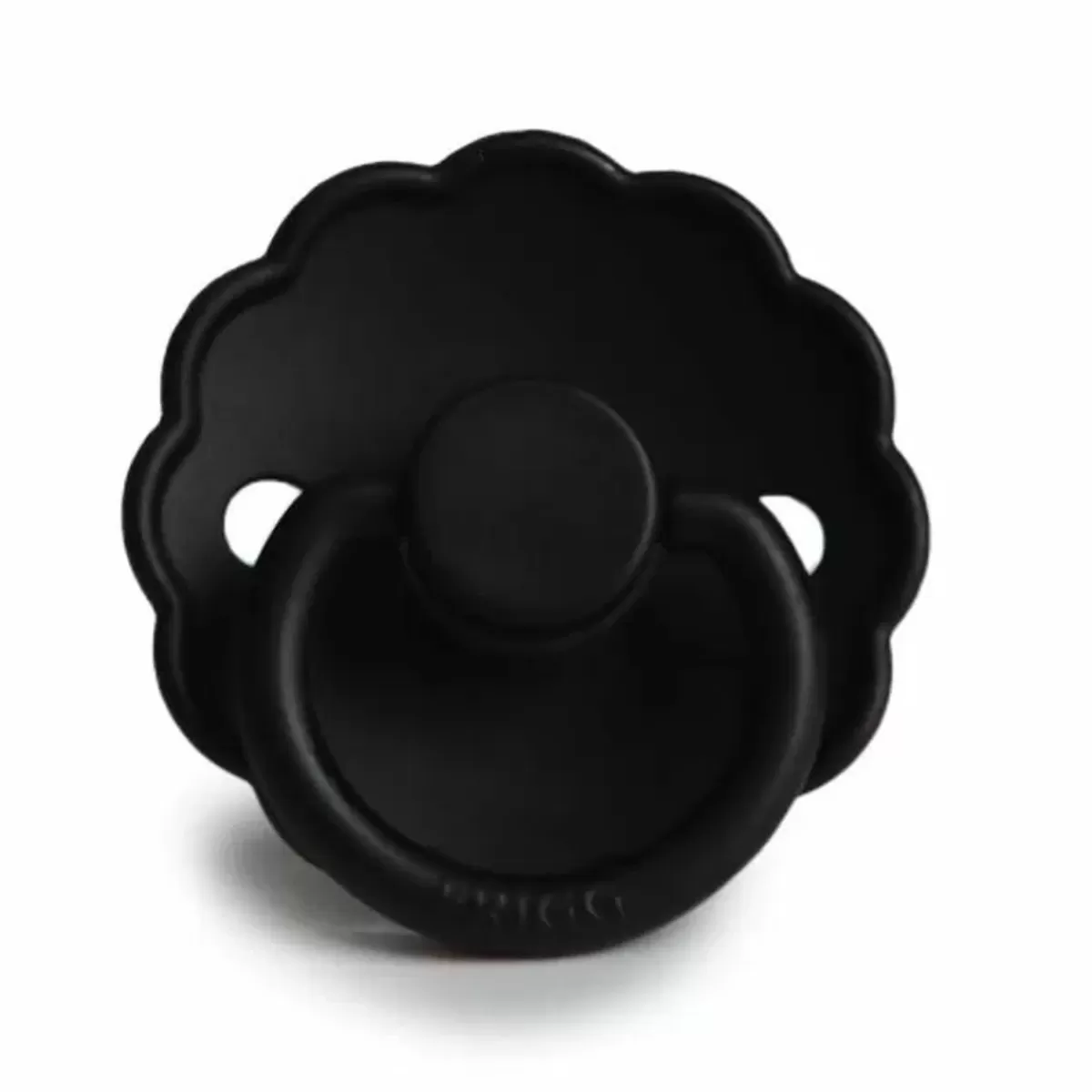 Spenen-Frigg Fopspeen Natuurrubber Daisy Jet Black