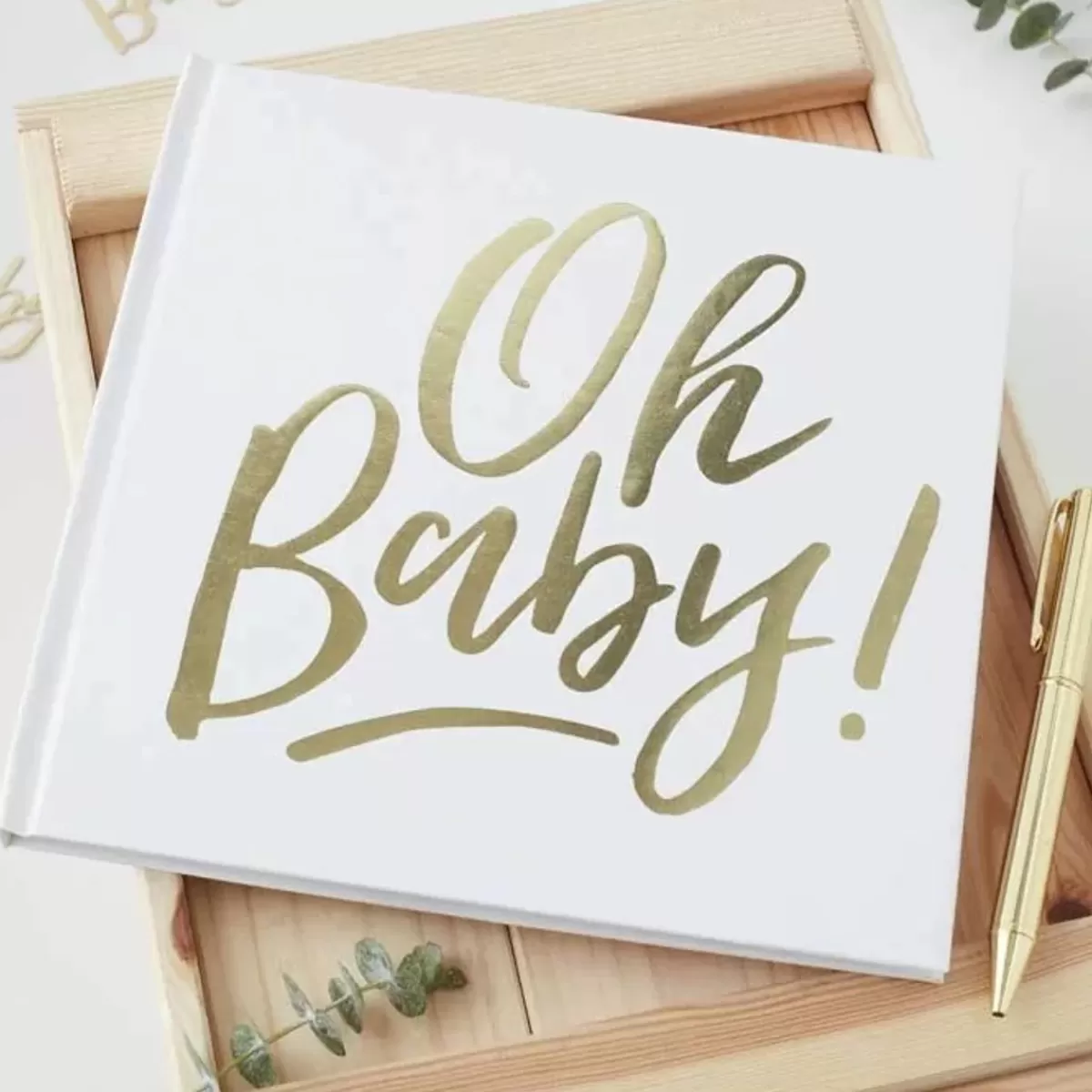 Oh Baby!-Ginger Ray Gastenboek Oh Baby!