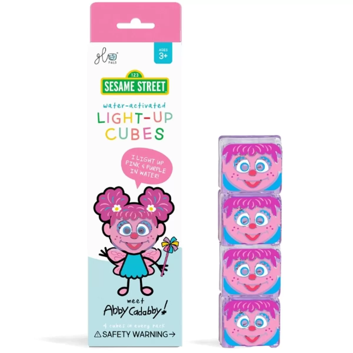 Badspeelgoed-Glo Pals Light Up Cubes Abby