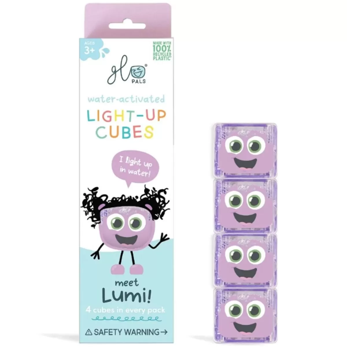 Sinterklaas-Glo Pals Light Up Cubes Lumi Paars