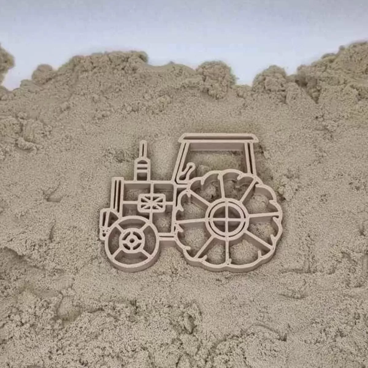 Kinetisch Zand & Speelrijst-Grennn Uitstekers Tractor