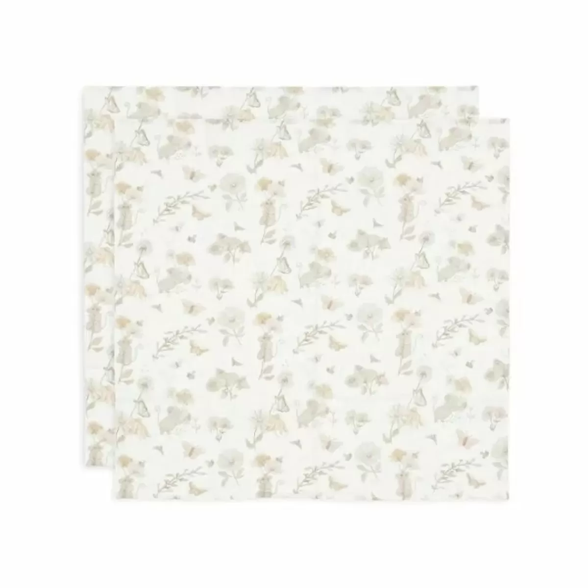 Hydrofiele Doeken-Jollein Hydrofiele Doek Small 70X70Cm Dreamy Mouse - 2 Stuks