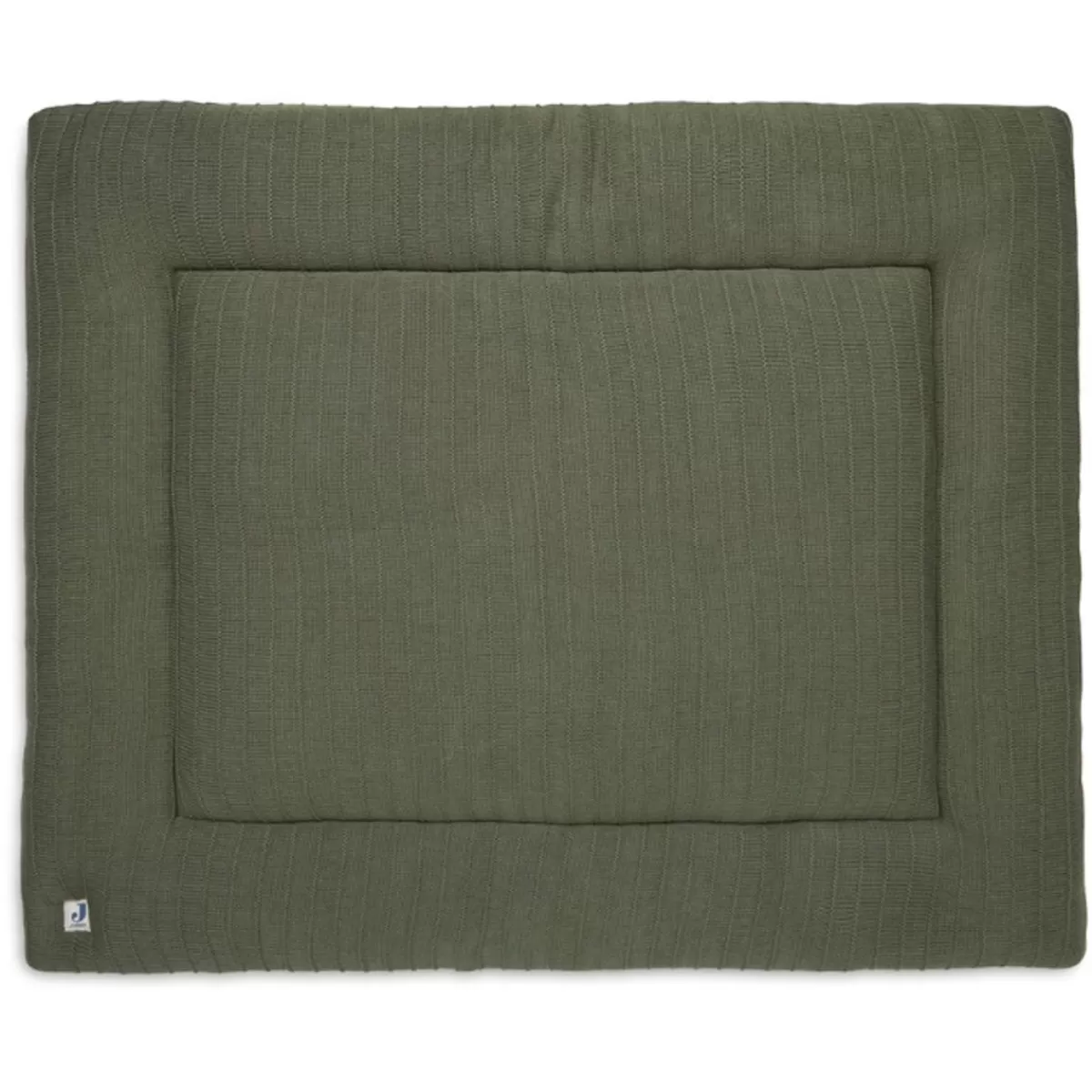 Speelkleden-Jollein Boxkleed Pure Knit Leaf Green 75X95Cm