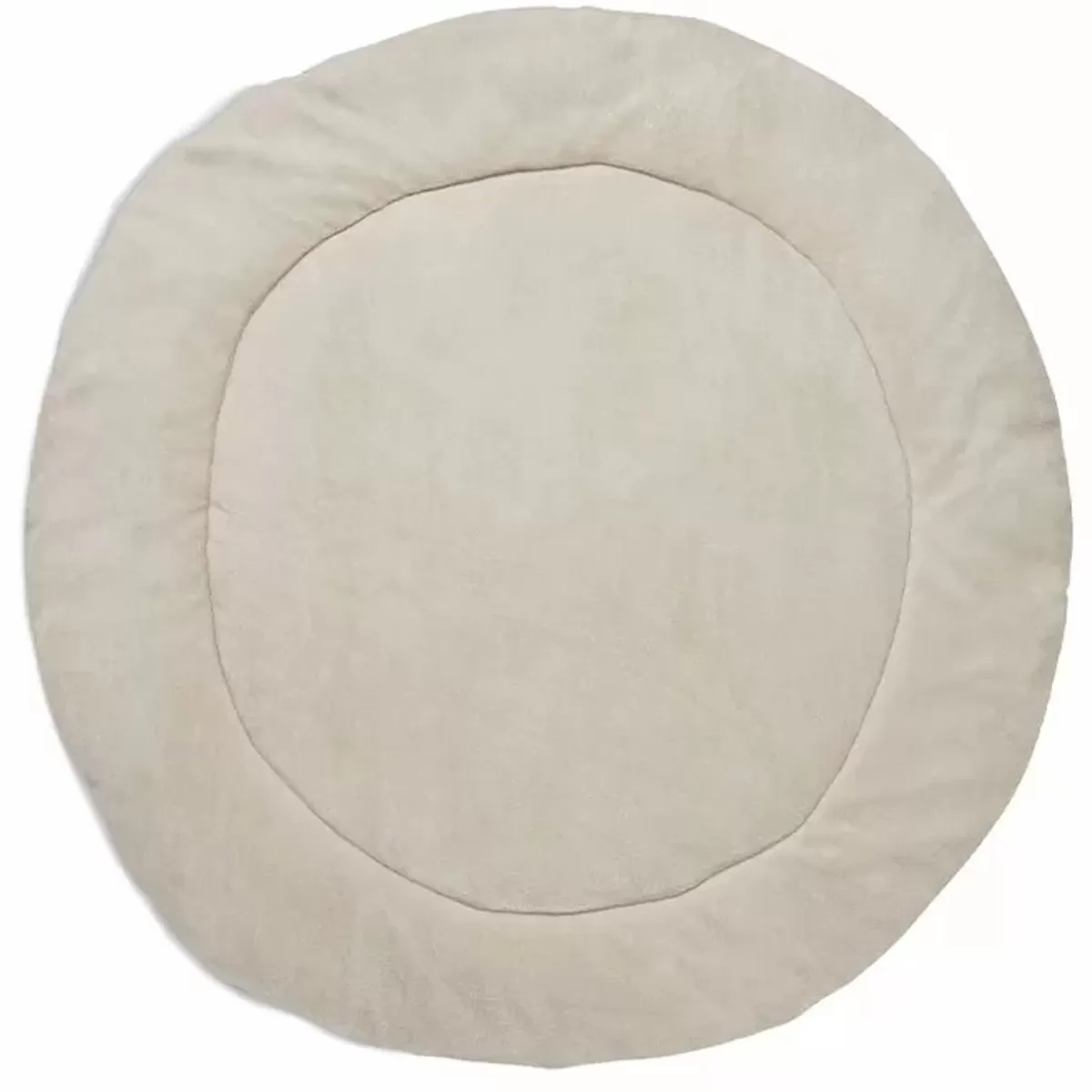 Speelkleden-Jollein Boxkleed Rond Basic Knit Nougat (95Cm)