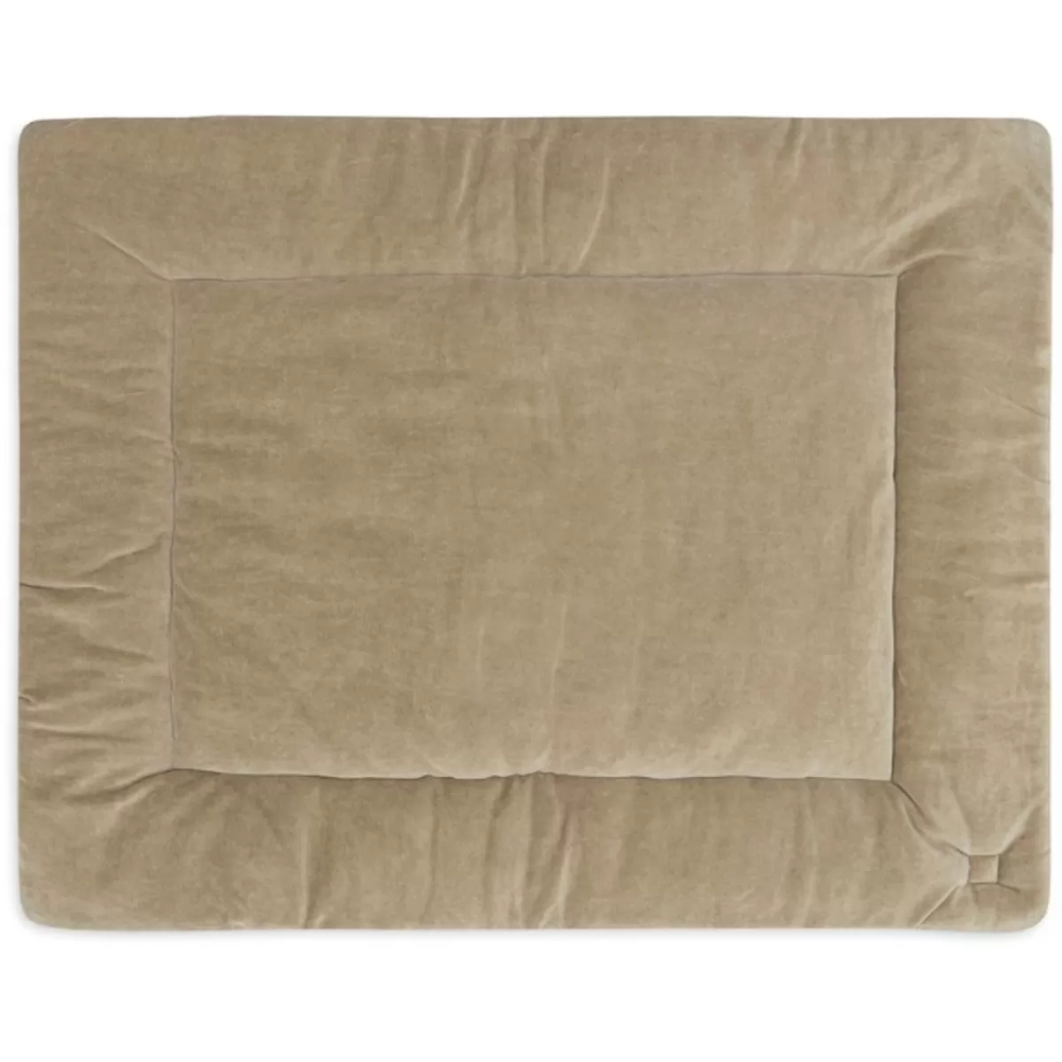 Speelkleden-Jollein Boxkleed Soft Waves Olive Green 75X95Cm