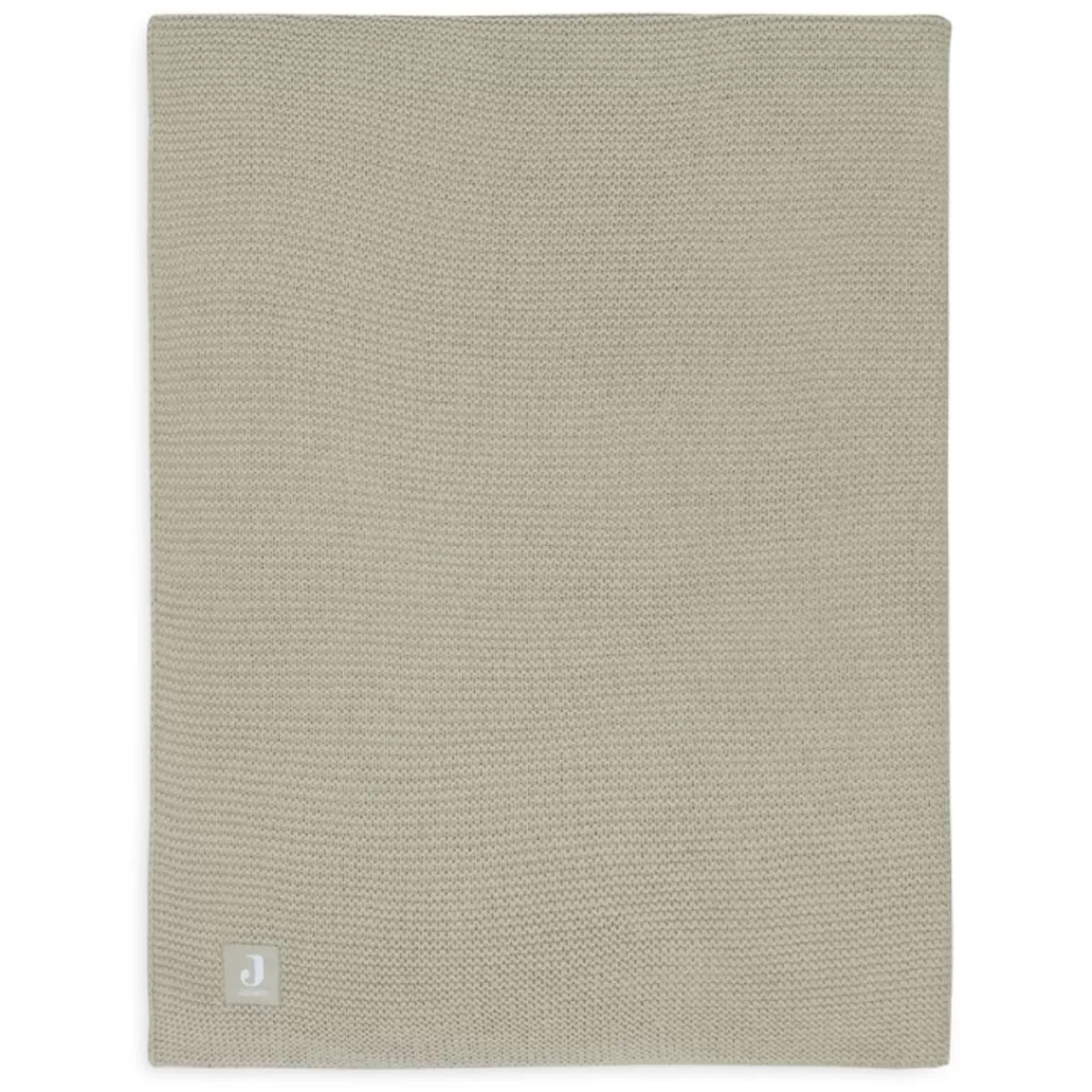 Dekentjes-Jollein Ledikantdeken Basic Knit Olive Green 100X150Cm