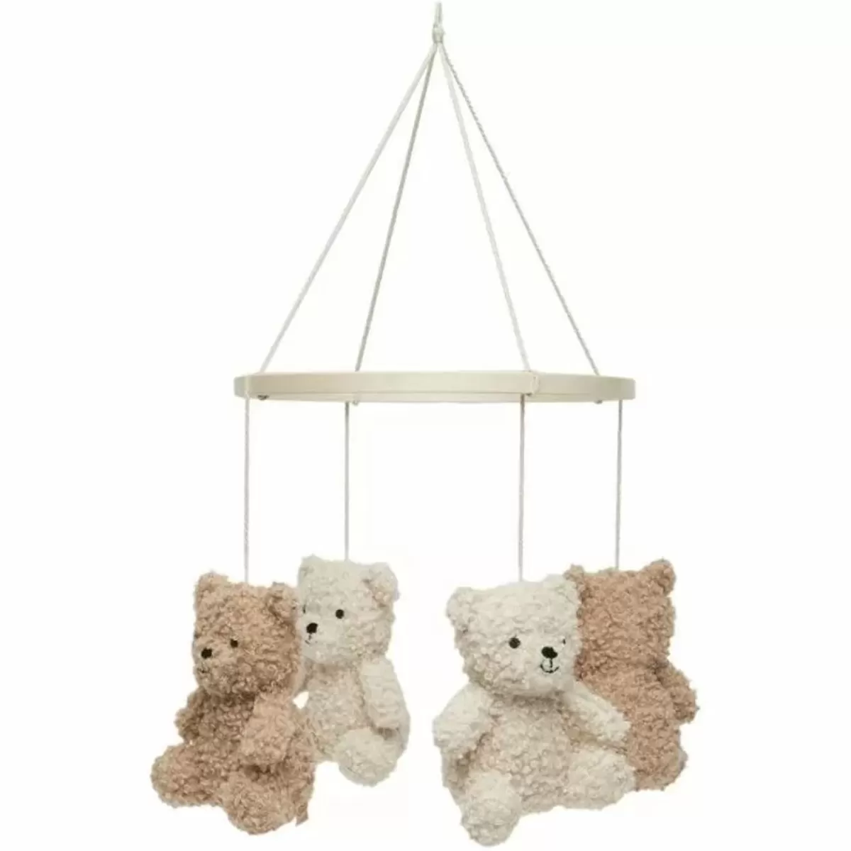 Teddy Bear-Jollein Mobiel Teddy Bear Naturel/Biscuit