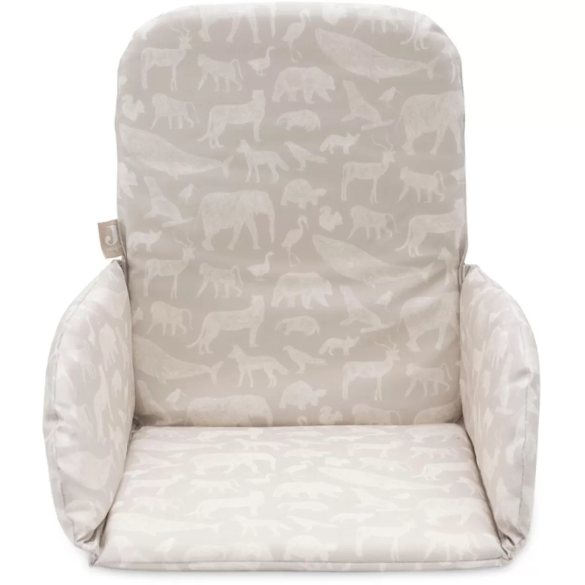 Eetstoelen & Accessoires-Jollein Stoelverkleiner Animals Nougat