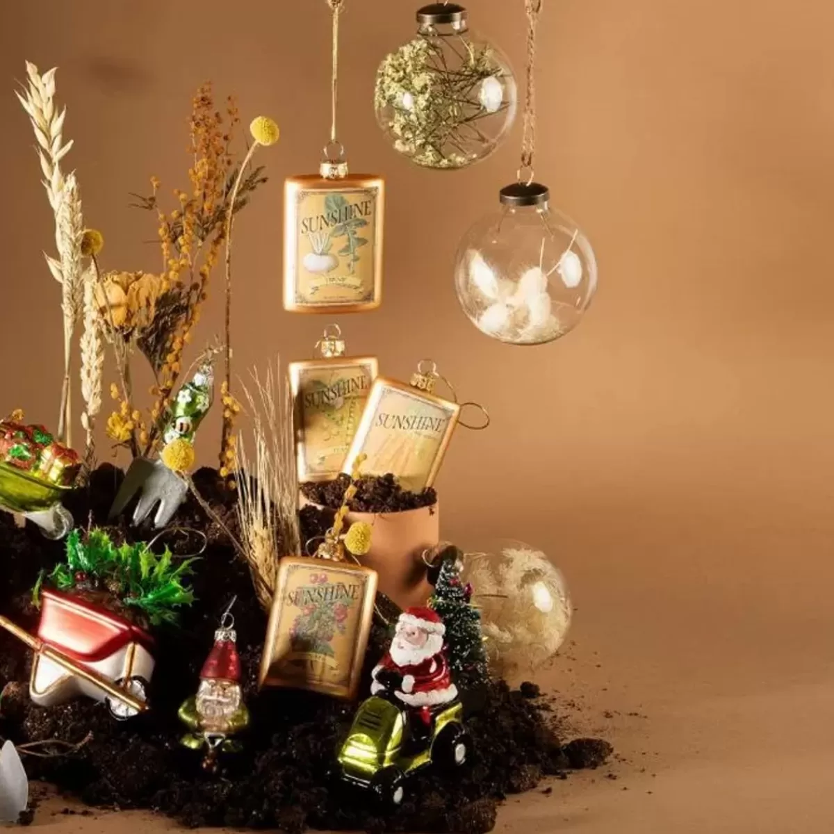 Kerst-Sass & Belle Kersthanger Gedroogde Bloemen