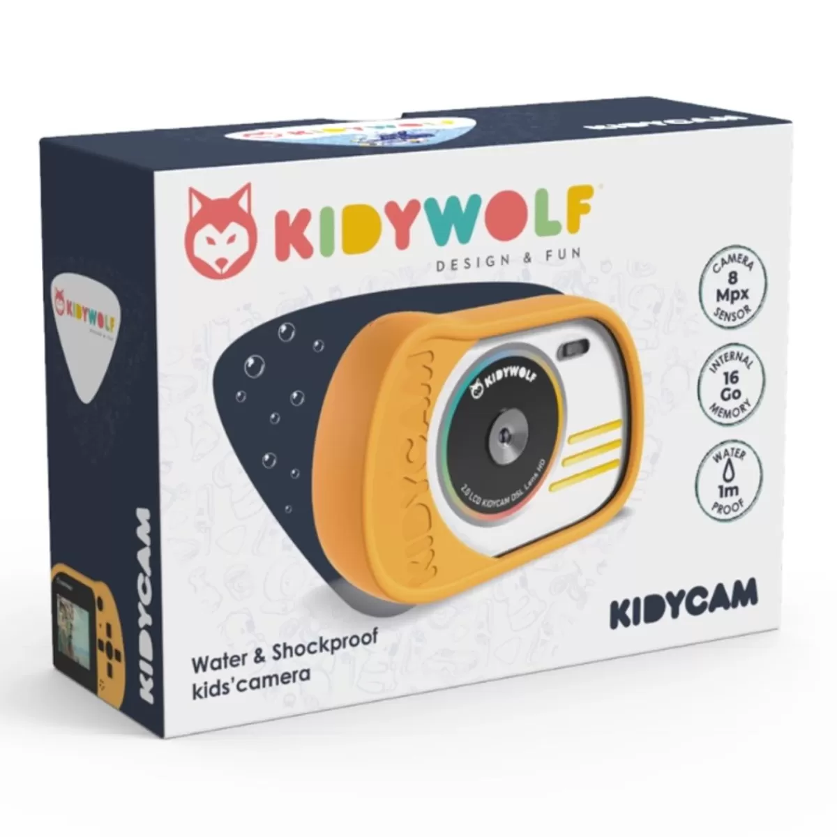 Buitenspeelgoed-Kidywolf Kindercamera Kidycam Oranje