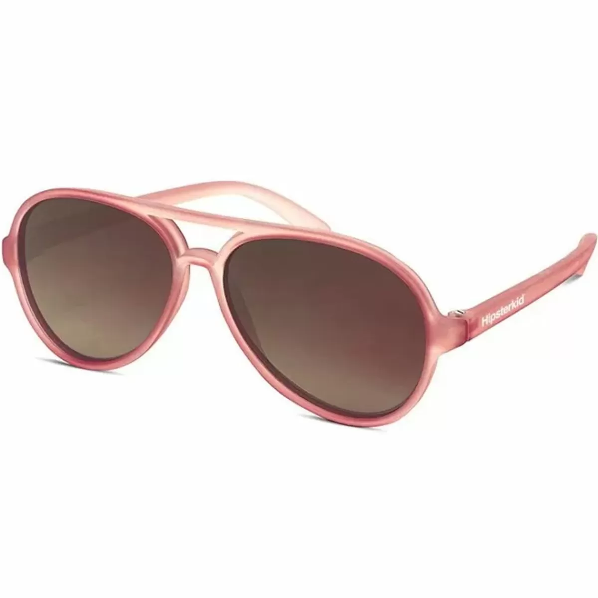 Zonnebrillen-Hipsterkid Kinderzonnebril Aviator Golds Rose (3-6J)