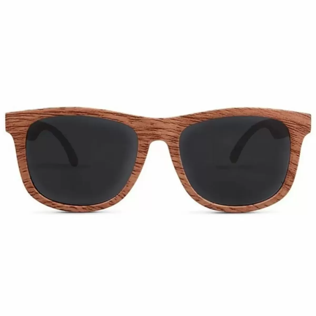 Zomer Musthaves-Hipsterkid Kinderzonnebril Wayfarer Golds Hout (0-2J)