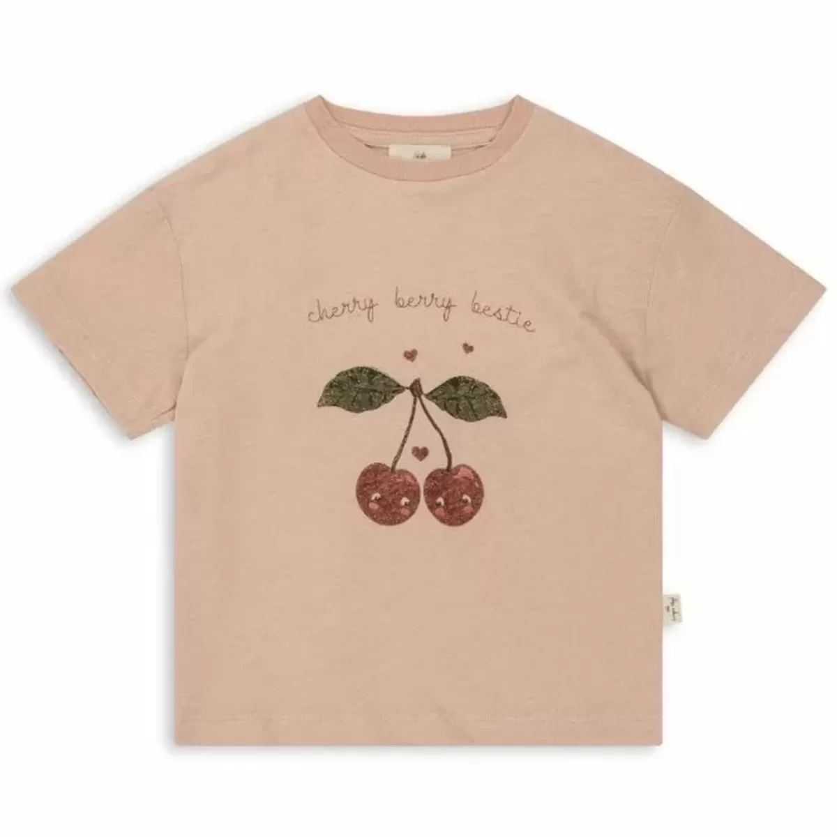 T-Shirts-Konges Slojd Era T-Shirt In Cameo Rose | Schattig Meisjesshirt