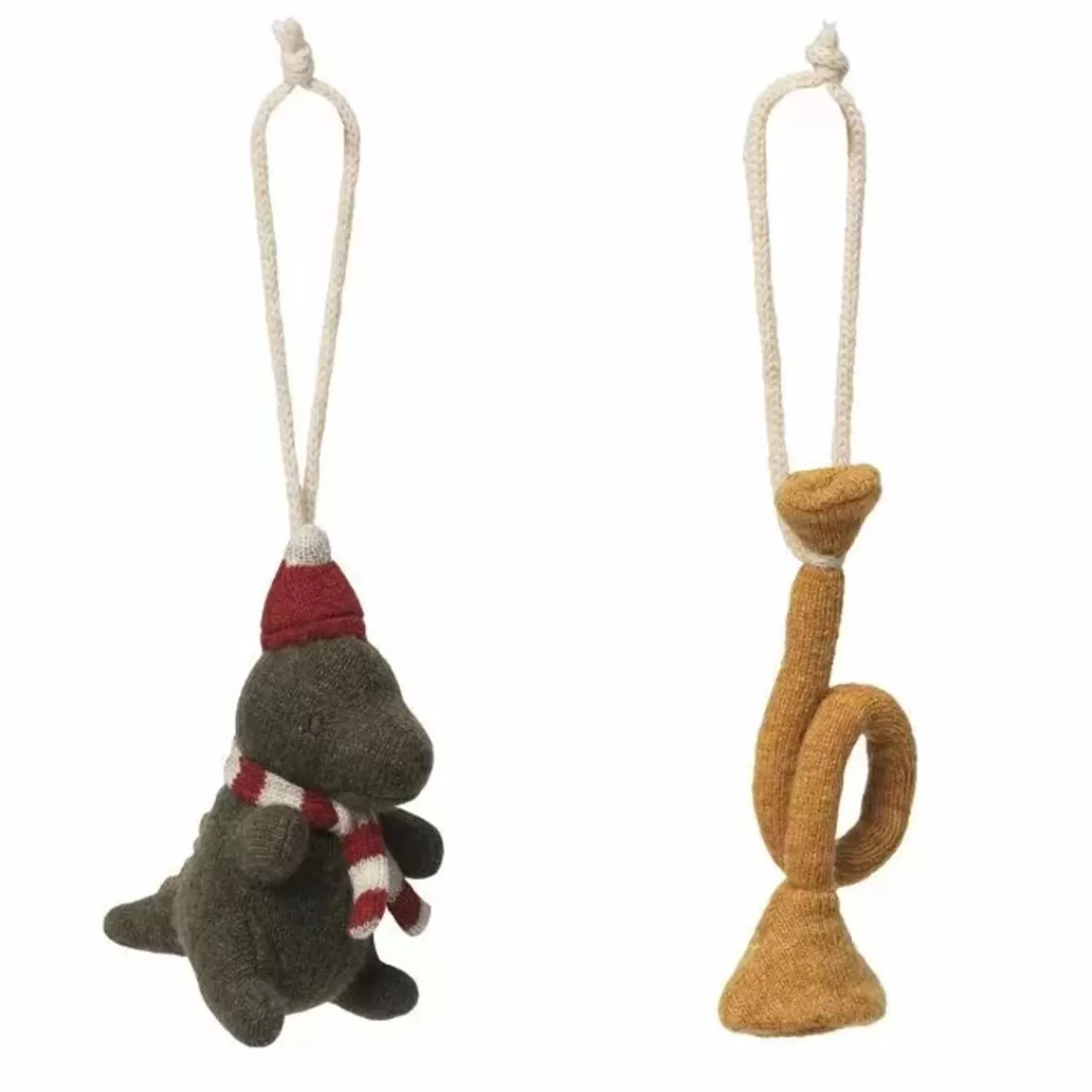 Kerst-Konges Slojd Hangers Dino (2St)