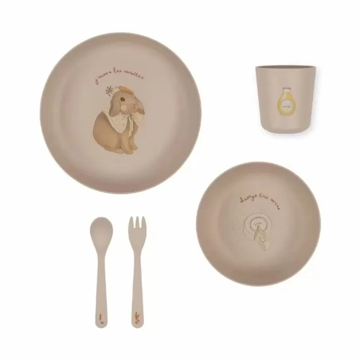 Kinderservies Sets-Konges Slojd Serviesset Everyday Uniform