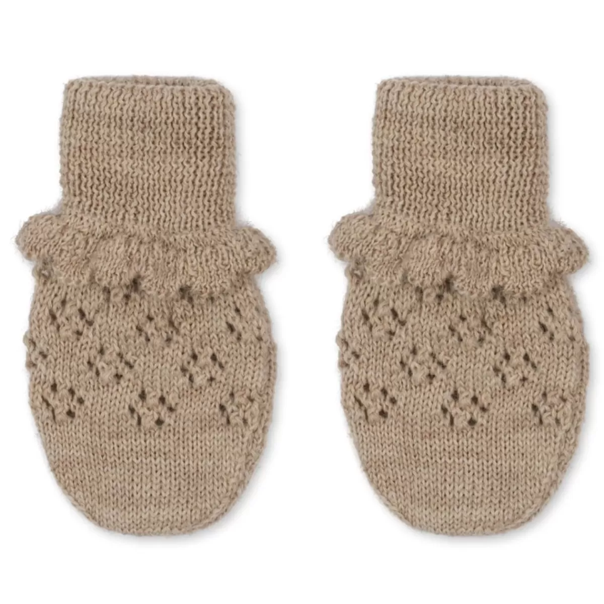 Winteraccessoires-Konges Slojd Wanten Tomama Beige Melange