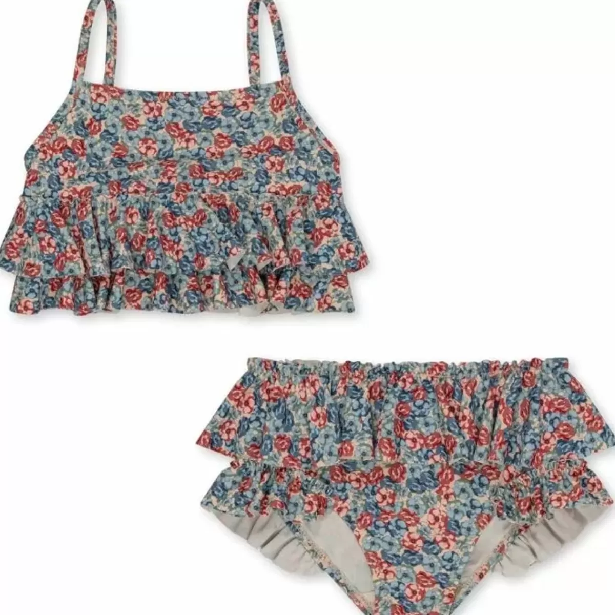 Zwemkleding-Konges Slojd Koop De Bikini Manuca Frill Rosie Blue Hier! Bestel Nu!