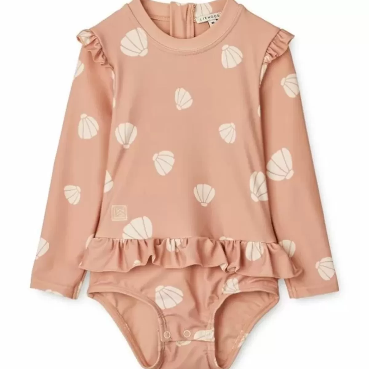 Zwemkleding-Liewood Badpak Lange Mouw Sille Shell/Pale Tuscany Bestellen - Kwaliteit En Stijl Voor De Zonnige Dagen