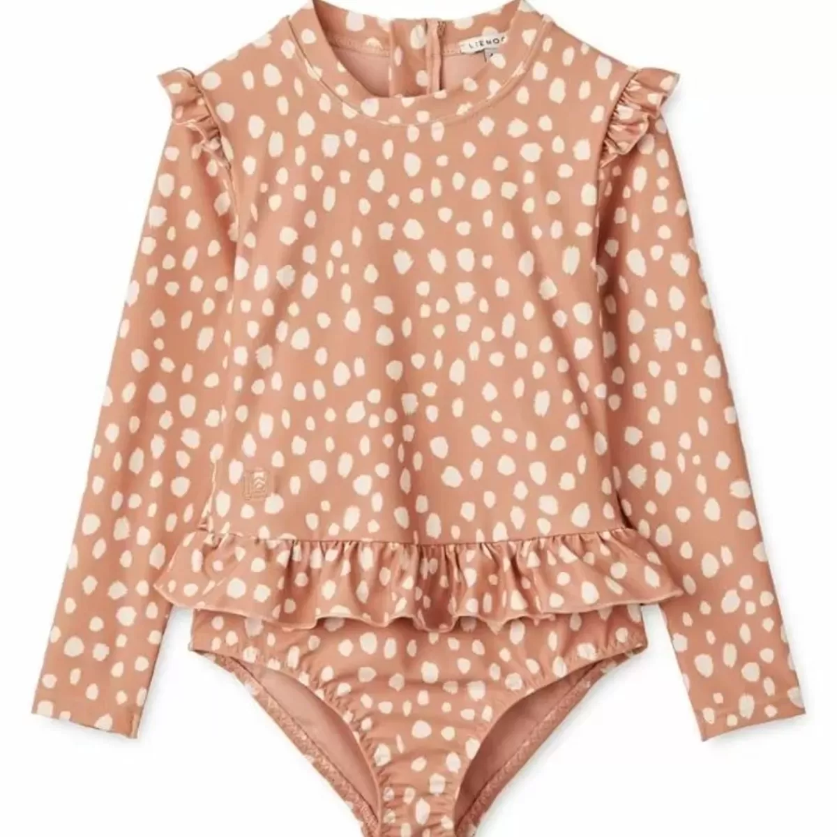 Zwemkleding-Liewood Badpak Sille Leo Spots/Tuscany Rose - Nu Bestellen Voor De Zomer!