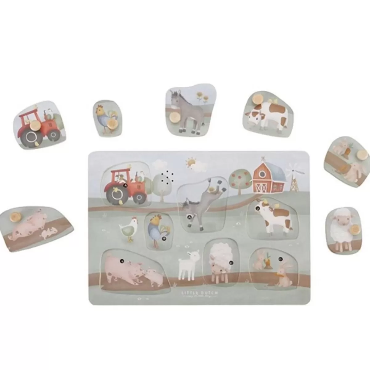 Sinterklaas-Little Dutch Geluiden Puzzel Little Farm