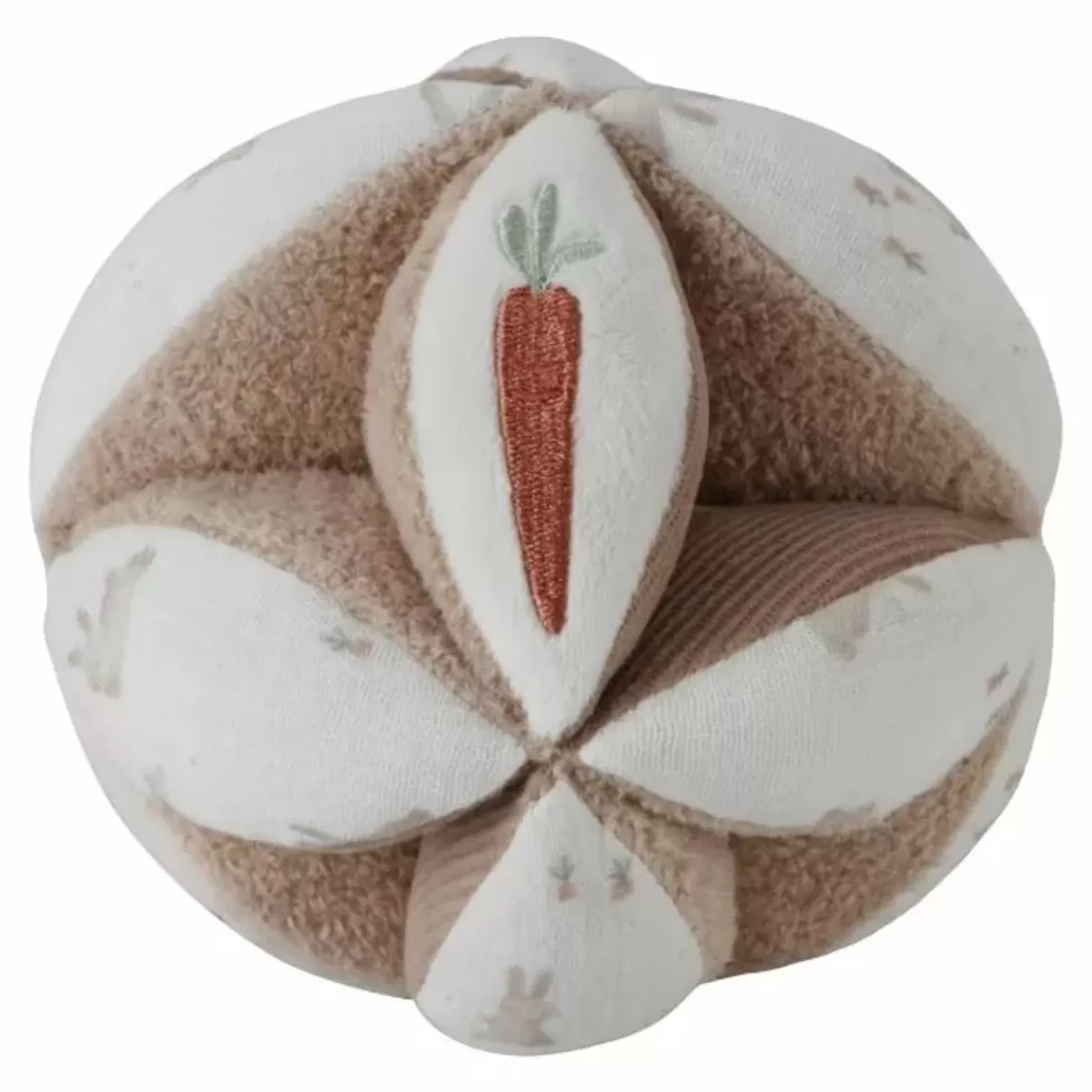 Babyspeelgoed-Little Dutch Grijpbal Baby Bunny | Babyspeelgoed Met Rammelgeluid En Labels