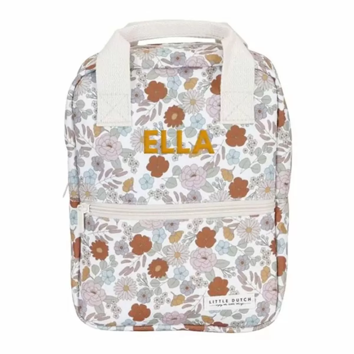 Kinderrugzakken Little Dutch Rugzak Vintage Little Flowers Met Naam Kid Speelgoed