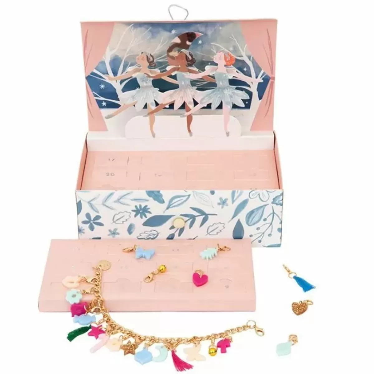 Kindersieraden-Meri Meri Luxe Adventskalender Winter Ballerina Armbandje