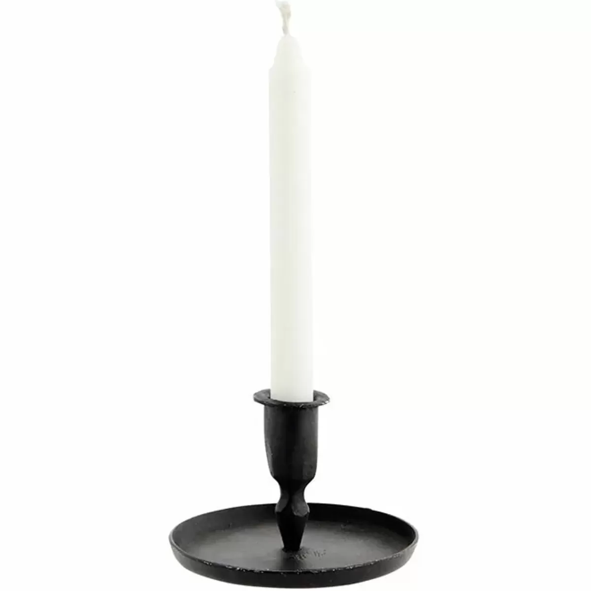 Woondecoratie-Madam Stoltz Kandelaar Iron Black Enkel