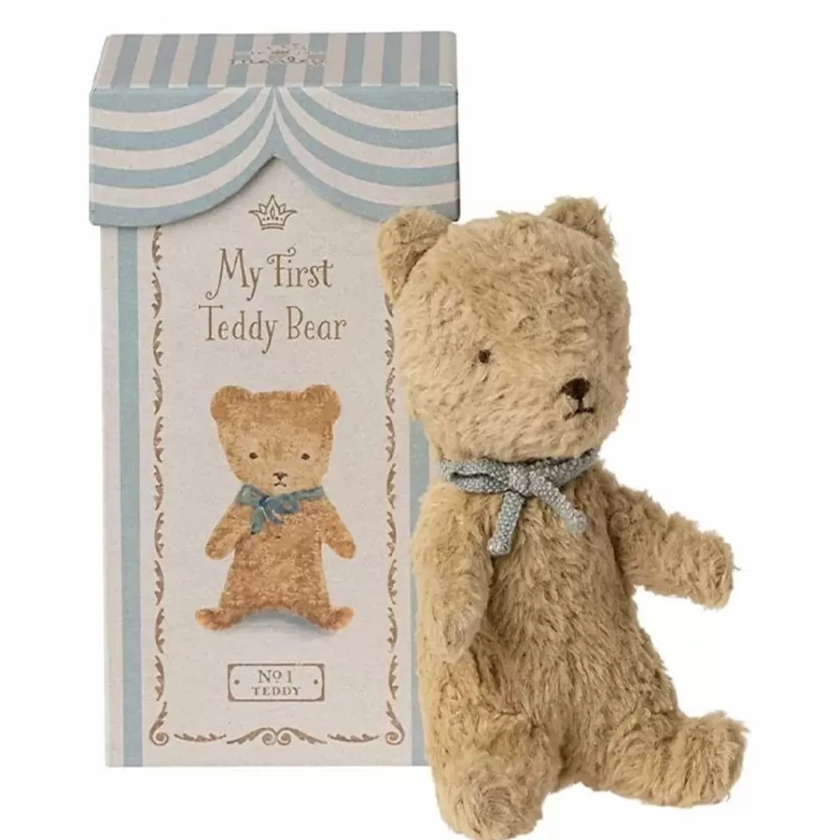 Babyspeelgoed-Maileg Knuffel My First Teddy Sand