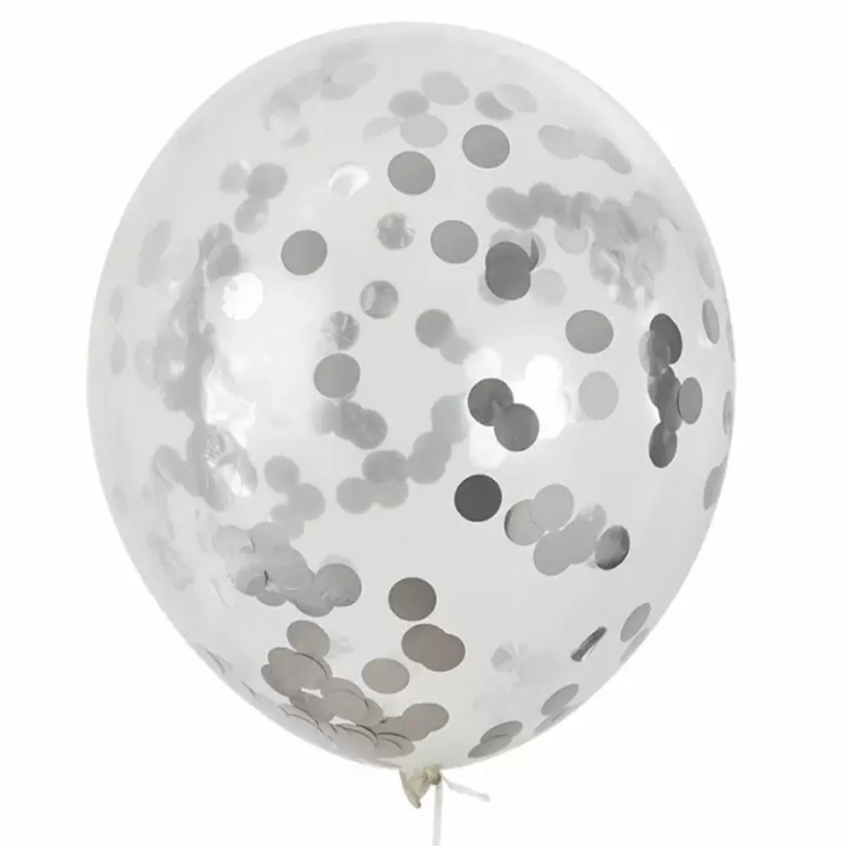 Magical Princess-House of Gia Mega Confetti Ballon Zilver 60Cm