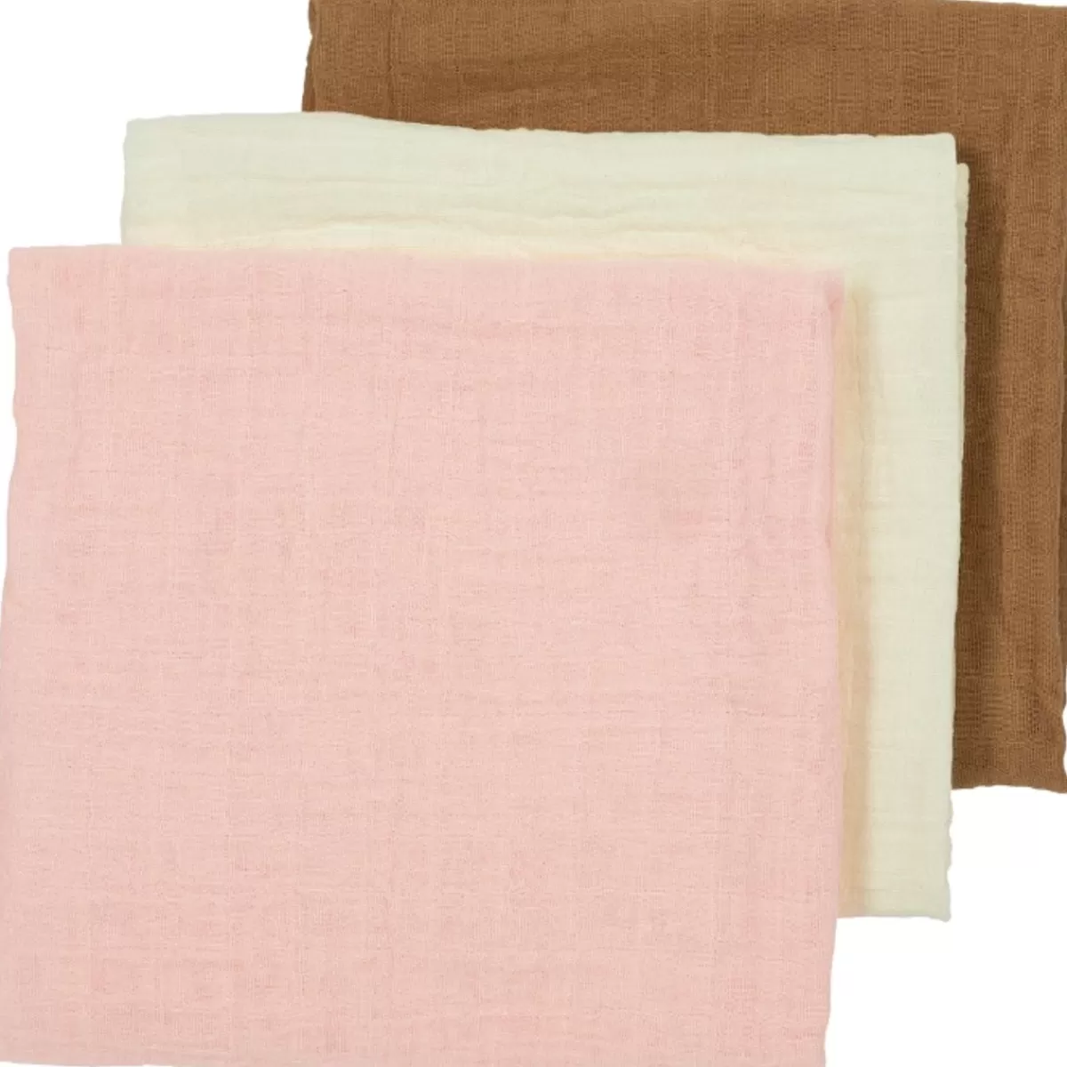 Hydrofiele Doeken-Meyco Hydrofiele Doek Uni Offwhite/Soft Pink/Toffee 70X70Cm