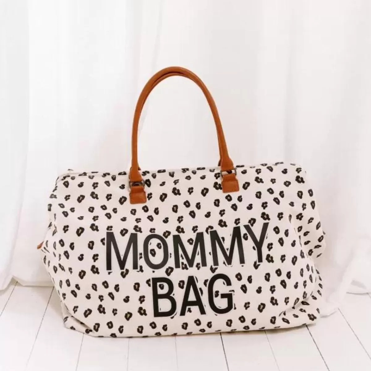 Luiertassen-Childhome Mommy Bag Luipaard