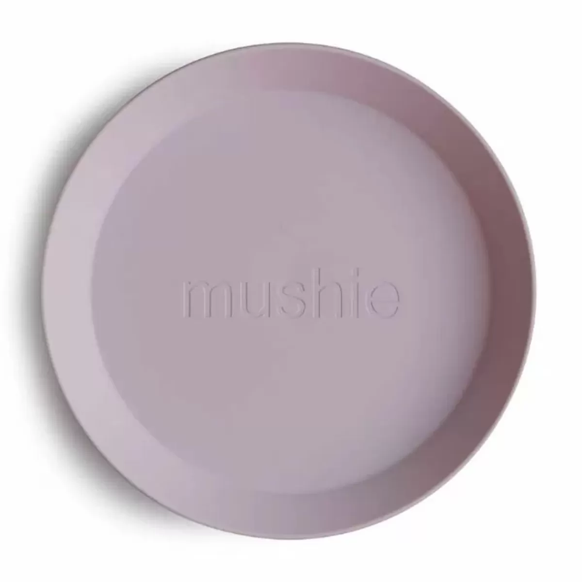 Kinderbordjes-Mushie Borden Rond Soft Lilac (2St)