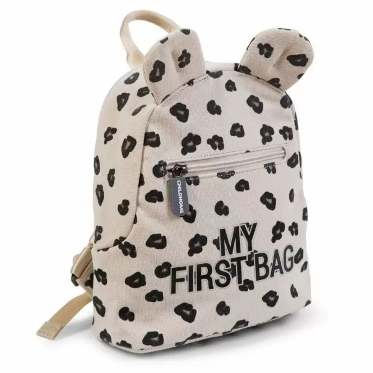 Kinderrugzakken-Childhome Rugzak My First Bag Leopard